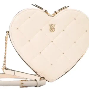 Bolsa Bandolera Victoria's Secret Heart Bag Color Beige