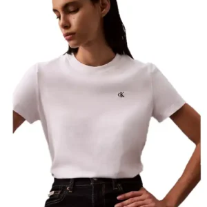 Remera Calvin Klein Logo Blanca