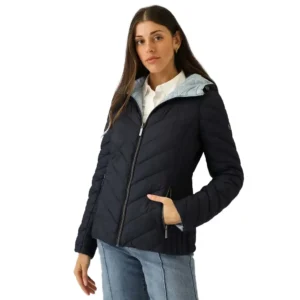 Campera Michael Kors Reversible Midnight Blue