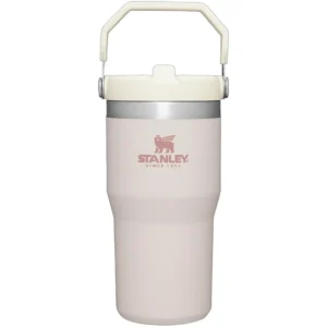 Vaso Stanley The Iceflowtm Flip Straw Tumbler | 20 Oz Rosa Rose Quartz
