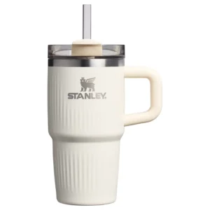 Stanley Quencher® H2.0 Fluted Tumbler With Handle | 20 Oz CREAM GLOSS