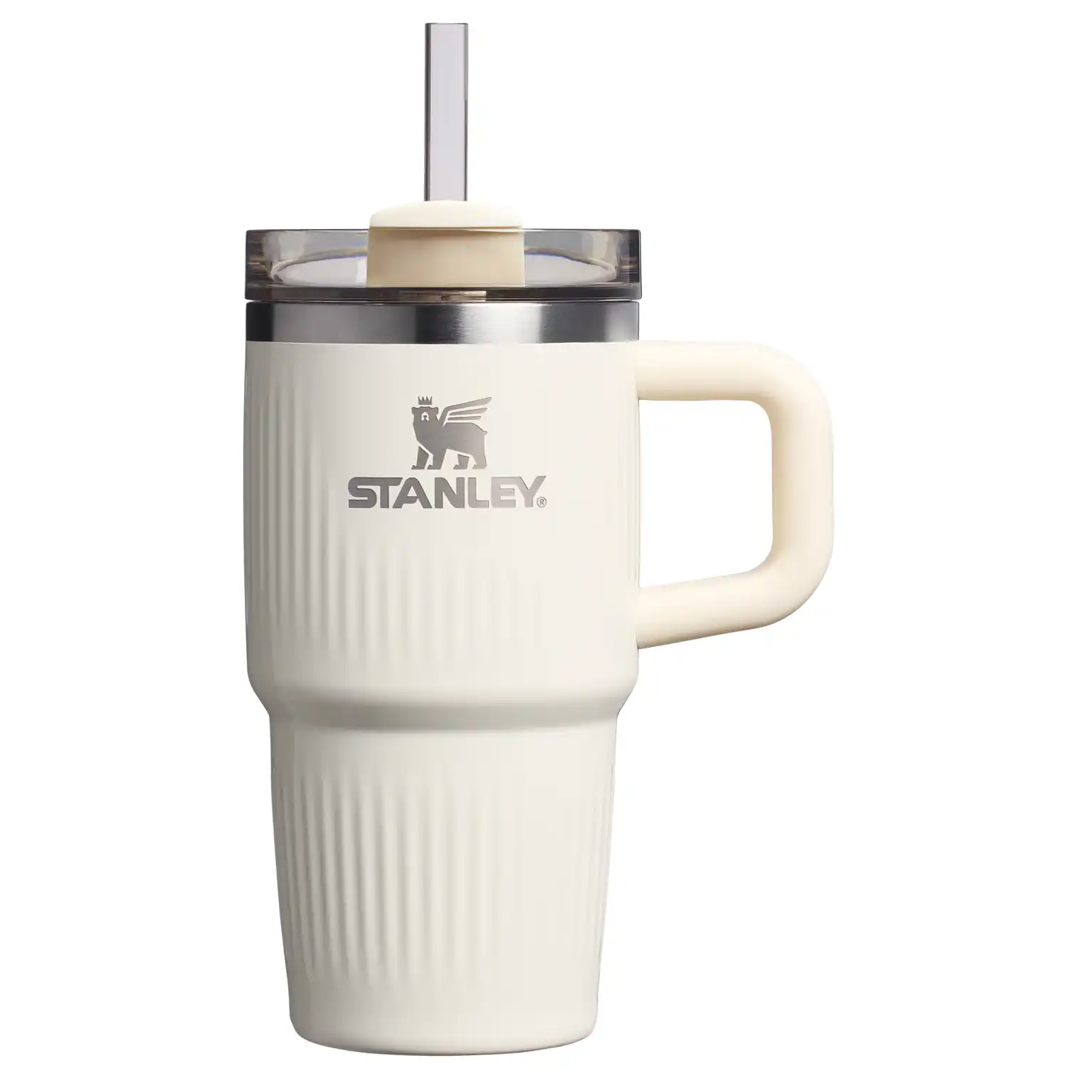 Stanley Quencher® H2.0 Fluted Tumbler With Handle | 20 Oz CREAM GLOSS